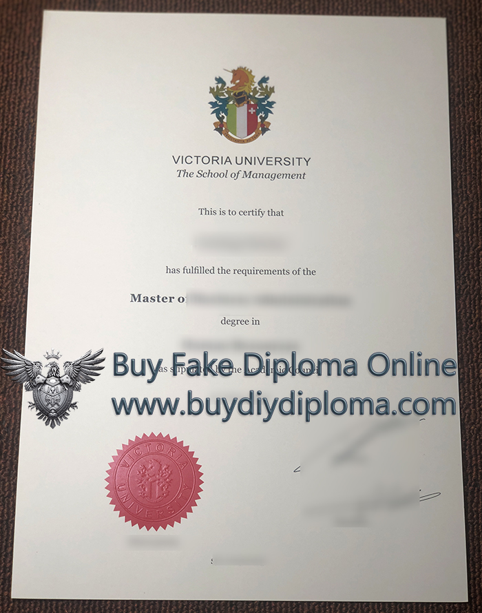 Victoria University School of Management degree