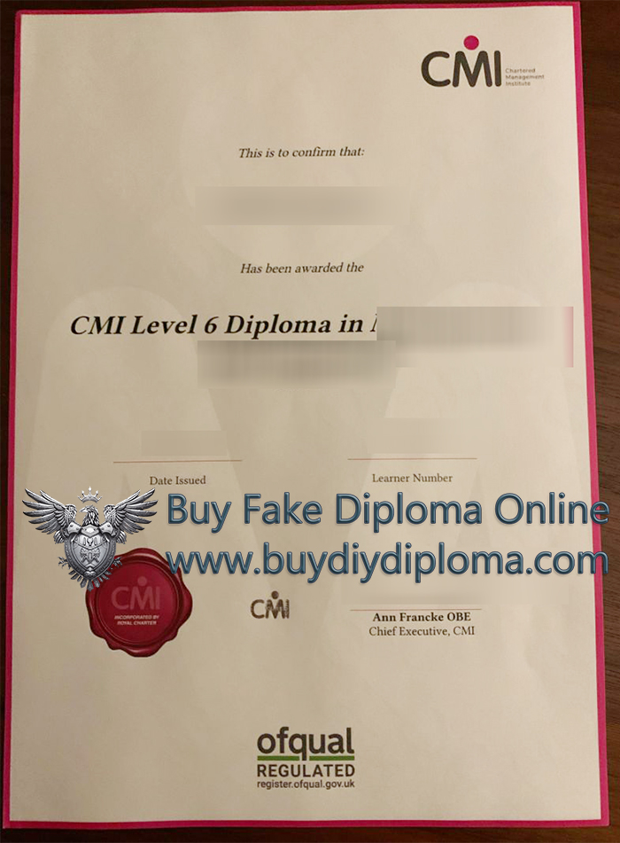 CMI Level 6 Diploma
