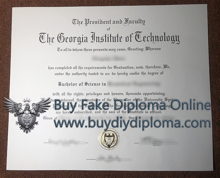 Georgia Tech diploma