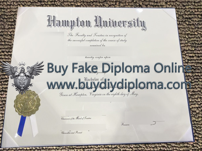 Hampton University diploma