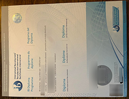 IB Diploma certificate