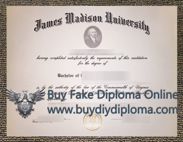 James Madison University diploma