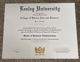 Lesley University diploma