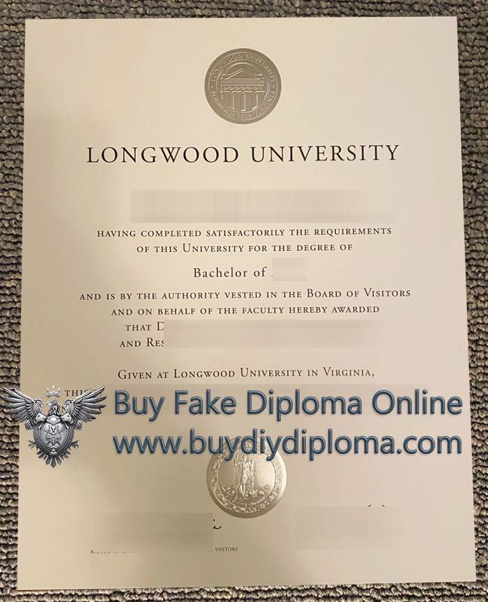 Longwood University diploma