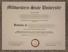 MSU Texas Diploma sample