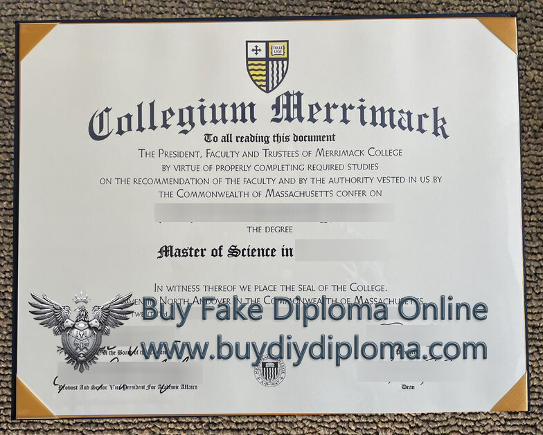 Merrimack College diploma