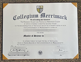 Merrimack College diploma