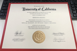 UCLA diploma certificate