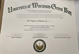 UW–Green Bay diploma certificate