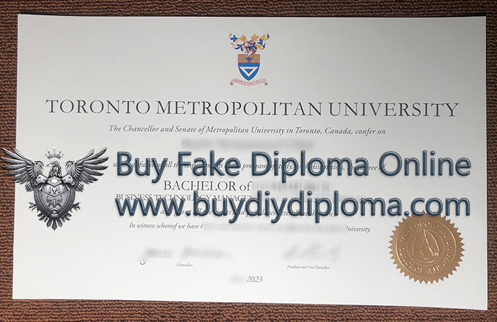 TMU diploma