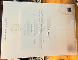 Christ Church, Oxford degree certificate