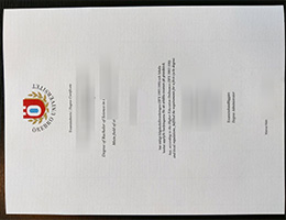 Örebro University diploma certificate