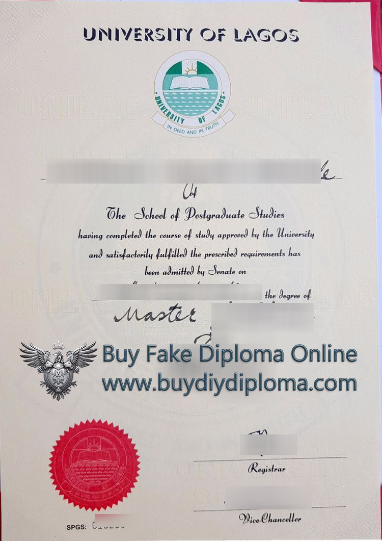 University of Lagos diploma