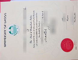 University of Lagos diploma certificate