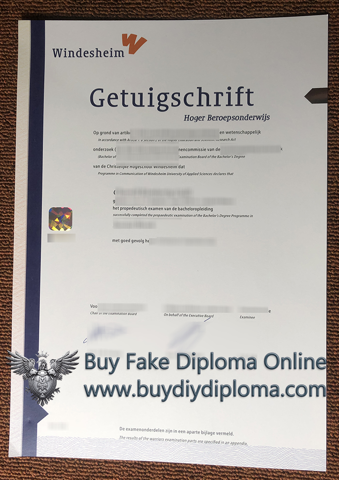 Hogeschool Windesheim Diploma