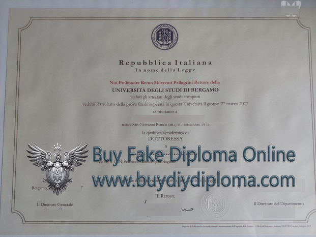 UniBg laurea, Buy a fake Università degli Studi di Bergamo diploma