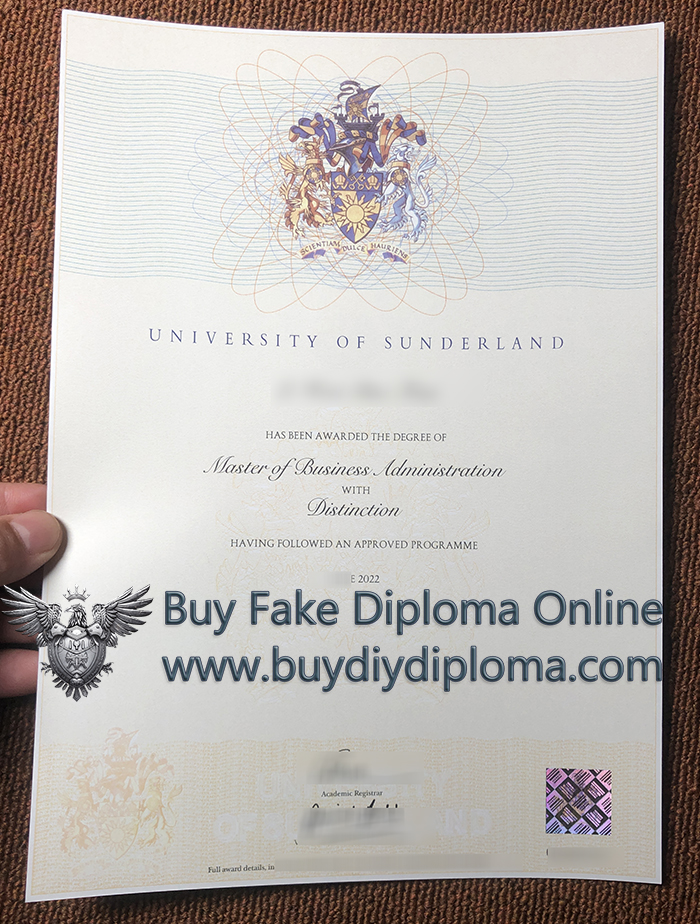 University of Sunderland MBA diploma