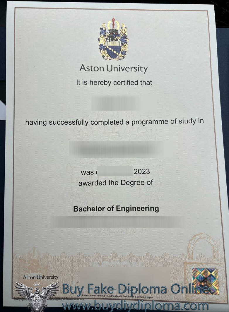 Aston University degree