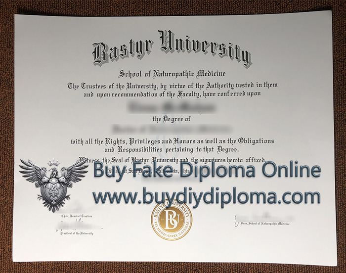 Bastyr University Diploma Bastyr University Diploma