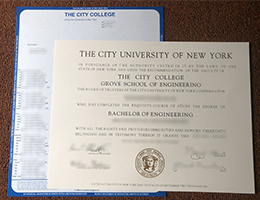 City University of New York diploma and transcript