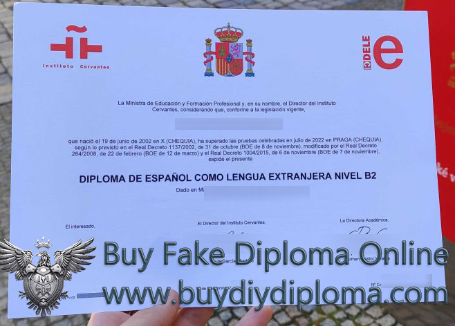 DELE B2 diploma DELE B2 diploma