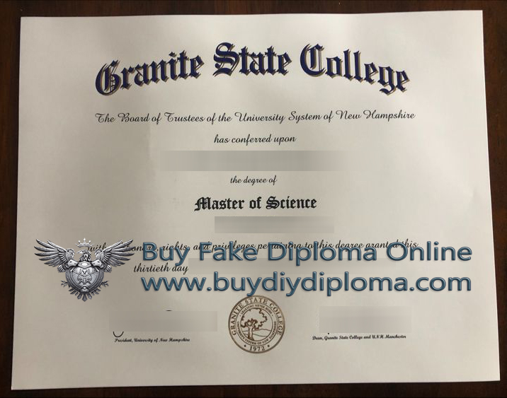 Granite State College diploma