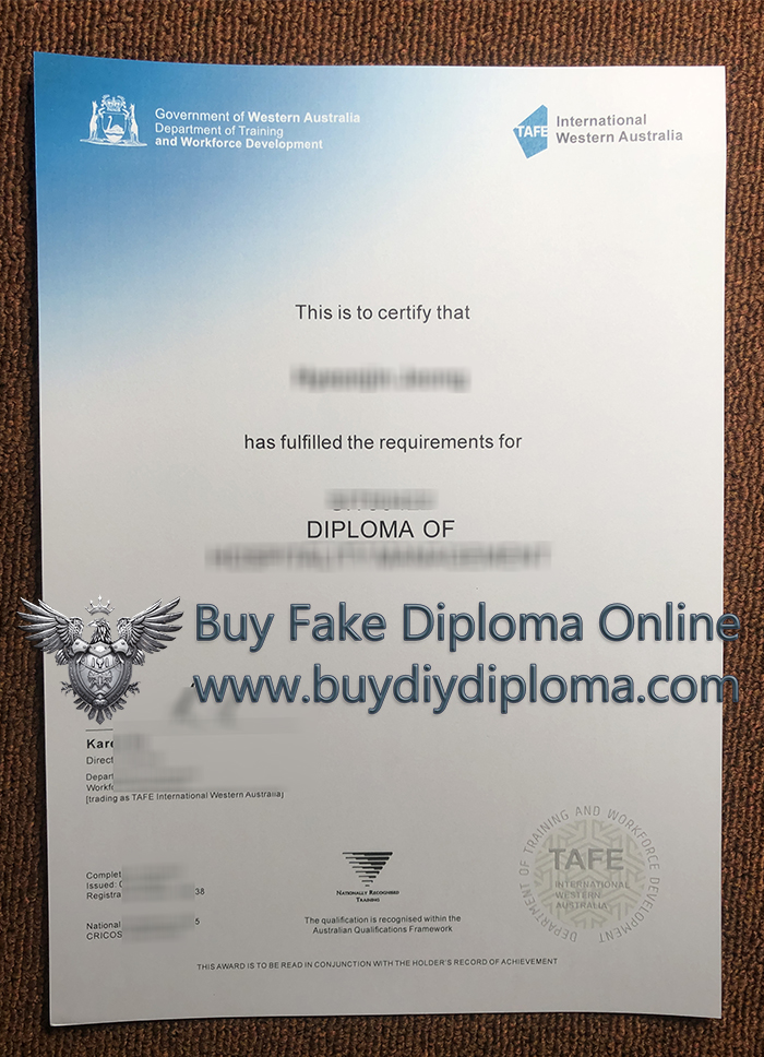 TAFE International Western Australia diploma