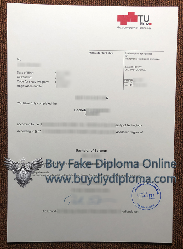 TU Graz diploma TU Graz diploma
