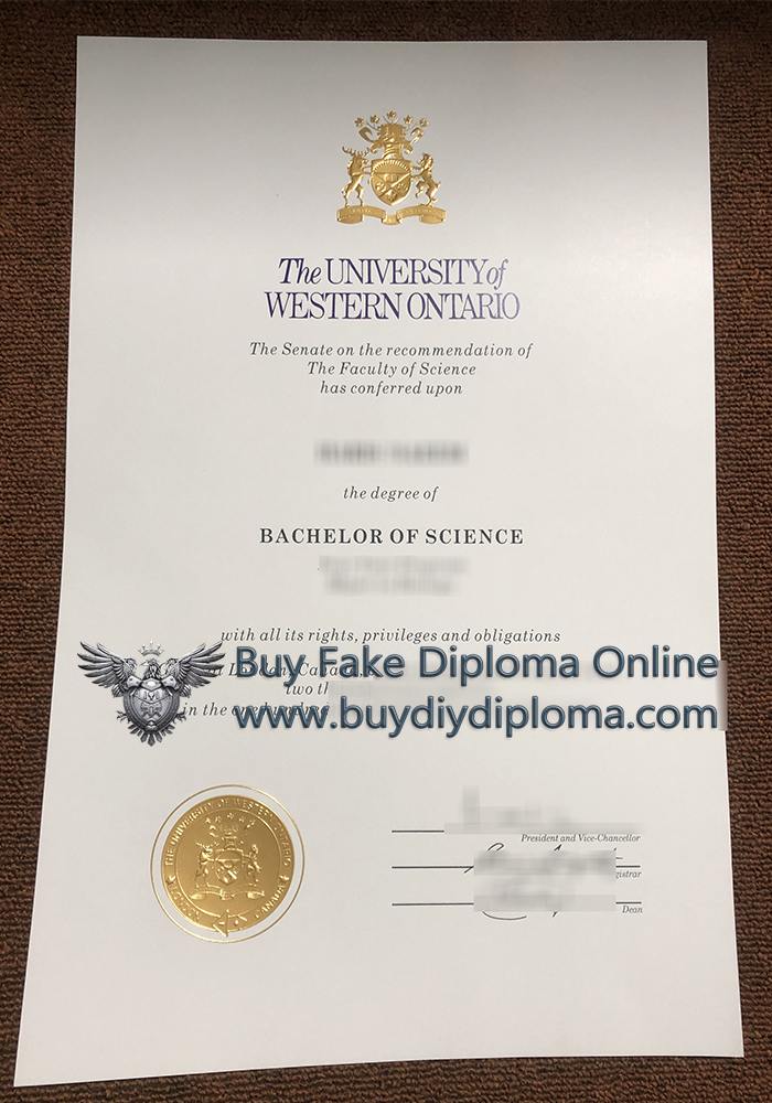 UWO BSc diploma, Buy a Western University degree