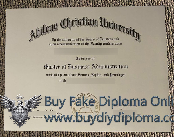 Abilene Christian University Diploma Abilene Christian University Diploma