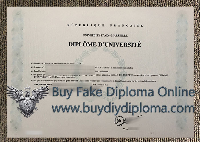 Aix-Marseille University Diploma