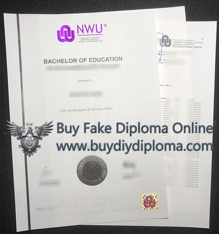 NWU degree with transcript