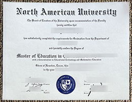 North American University Diploma