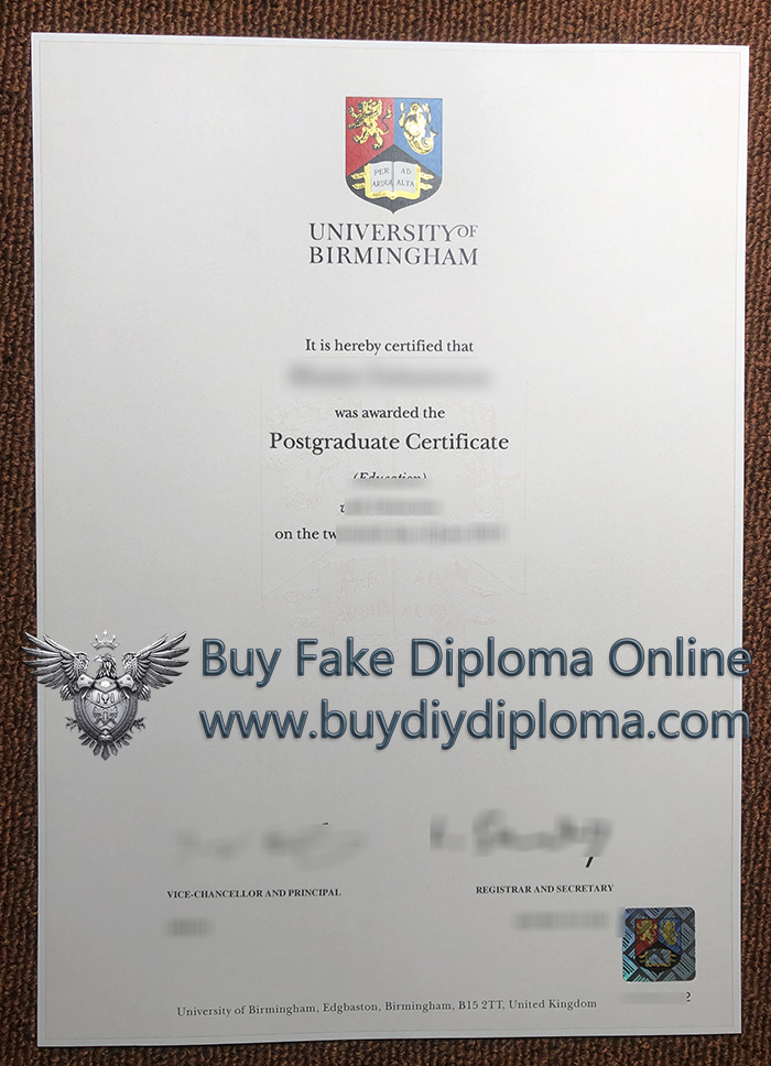 University Of Birmingham Postgraduate Certificate