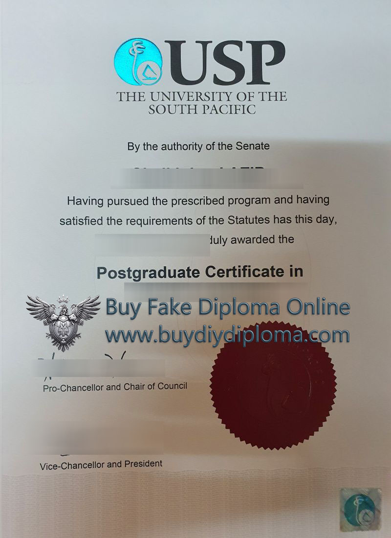University of the South Pacific (USP) Postgraduate certificate