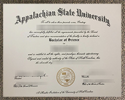 Appalachian State University Diploma