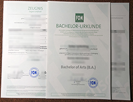 FOM Hochschule BA Urkunde