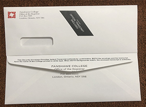 Fanshawe College Transcript Envelope