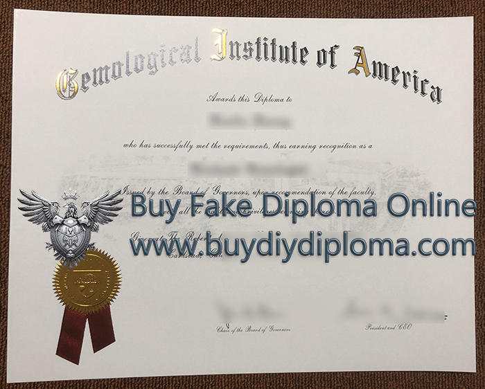 Gemological Institute of America (GIA) diploma