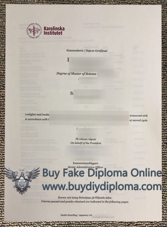 Karolinska Institute Diploma