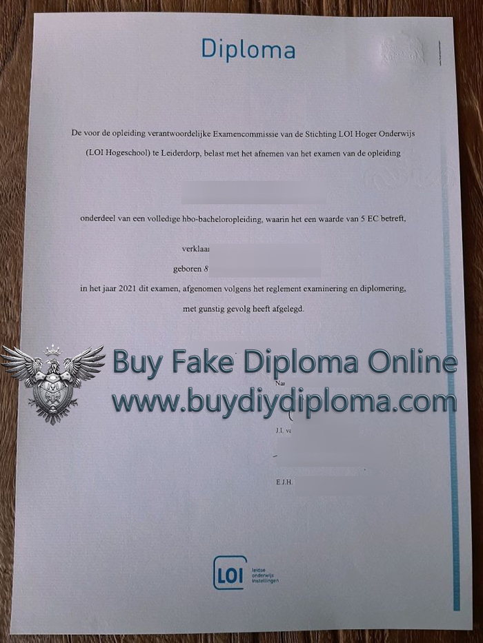 Leidse Onderwijsinstellingen diploma