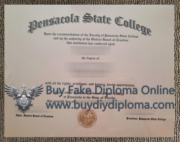 Pensacola State College diploma