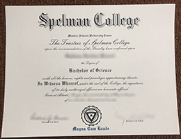 Spelman College diploma