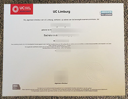 UC Leuven-Limburg Diploma certificate