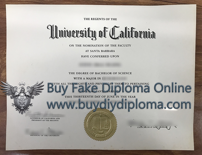 UCSB diploma