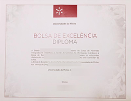 Universidade do Minho diploma