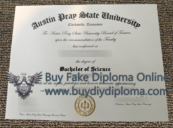 APSU diploma