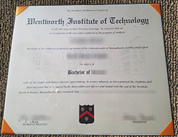 Wentworth Institute of Technology diploma