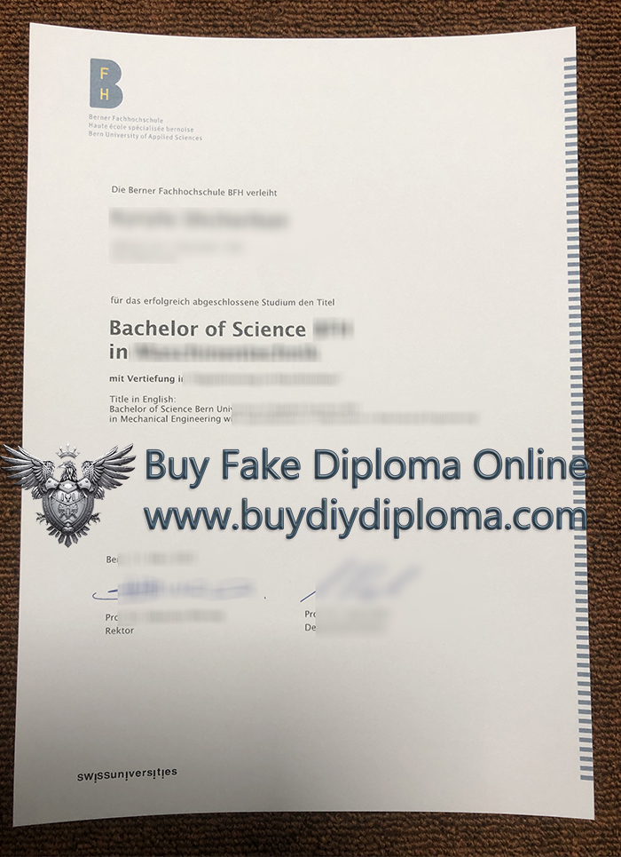 Berner Fachhochschule Diploma