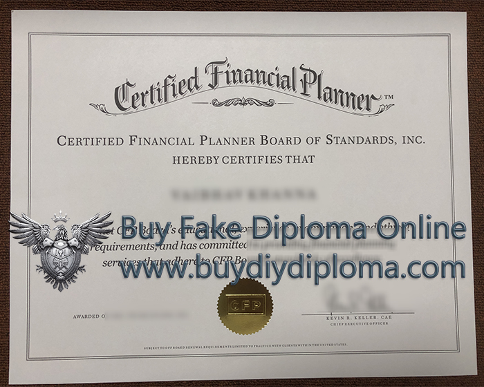 CFP certificate